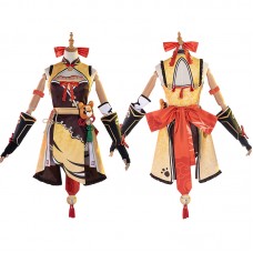 Genshin Impact Xiangling Cosplay Costume