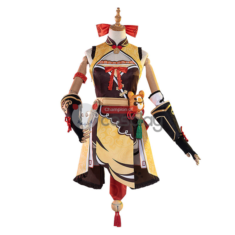 Genshin Impact Xiangling Cosplay Costume