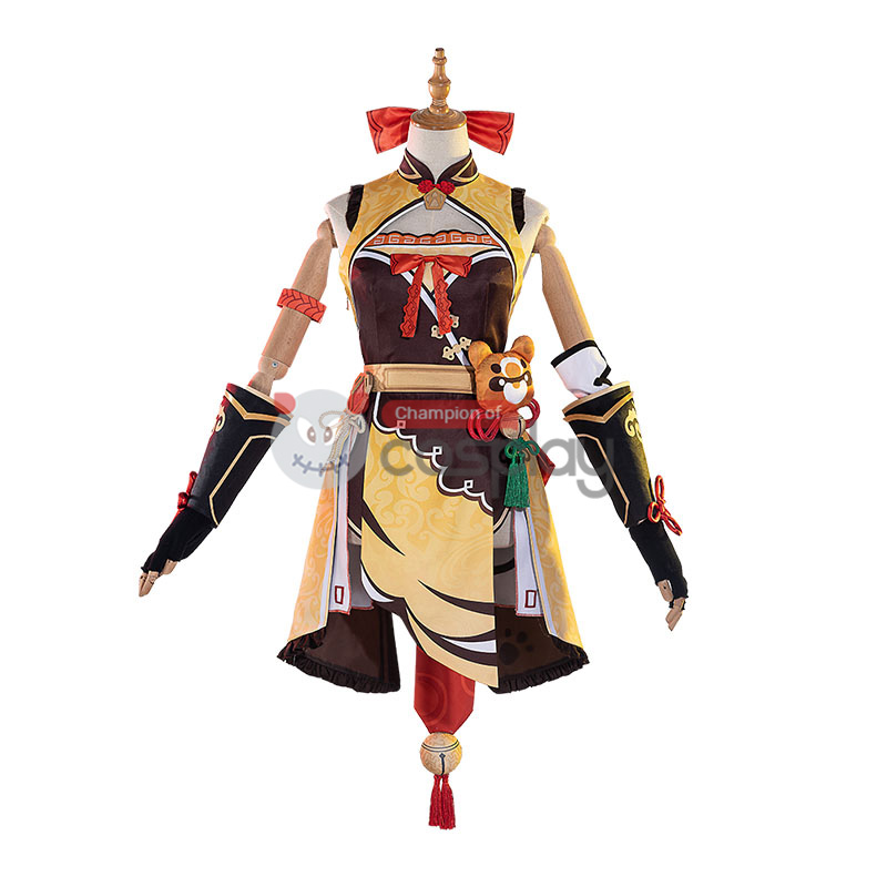 Genshin Impact Xiangling Cosplay Costume