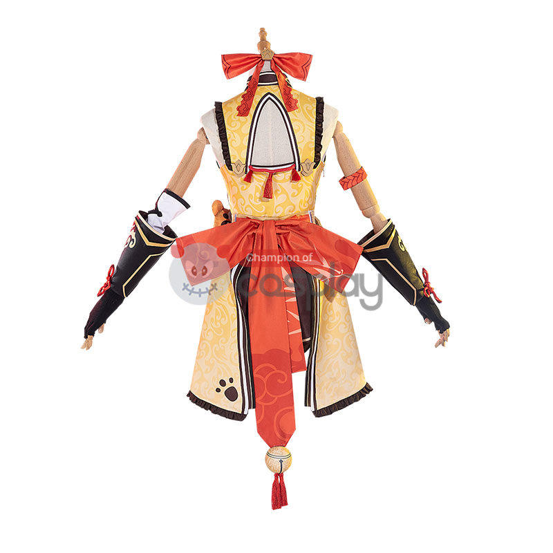 Genshin Impact Xiangling Cosplay Costume