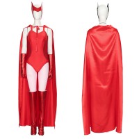 2021 Wanda Costume WandaVision Maximoff Scarlet Witch Cosplay Suit