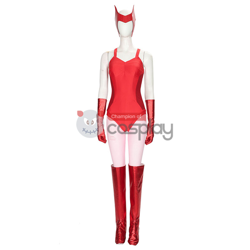 2021 Wanda Costume WandaVision Maximoff Scarlet Witch Cosplay Suit