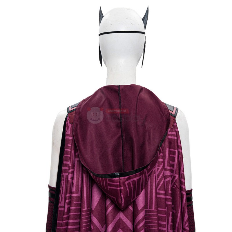 Ready To Ship 2021 New Scarlet Witch Cosplay Wanda Maximoff Costume Upgraded Version