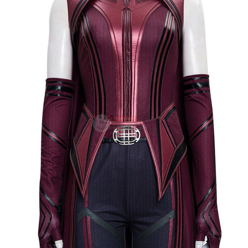 Ready To Ship 2021 New Scarlet Witch Cosplay Wanda Maximoff Costume Upgraded Version