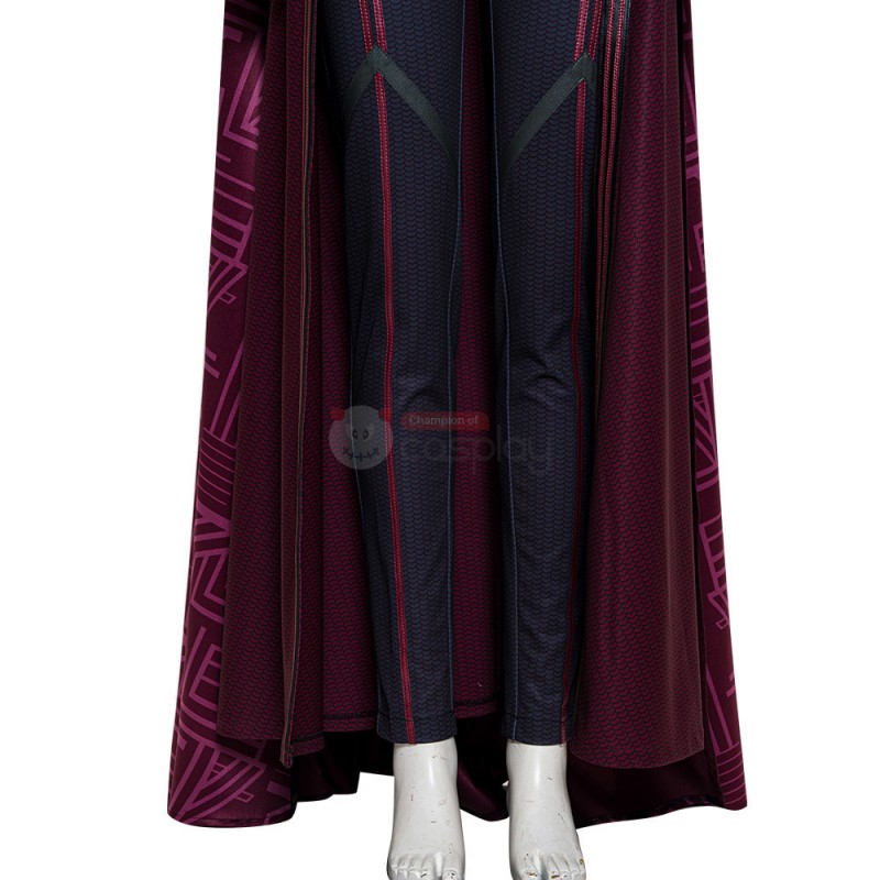 2021 New Scarlet Witch Cosplay Wanda Maximoff Costume WandaVision Upgraded Version