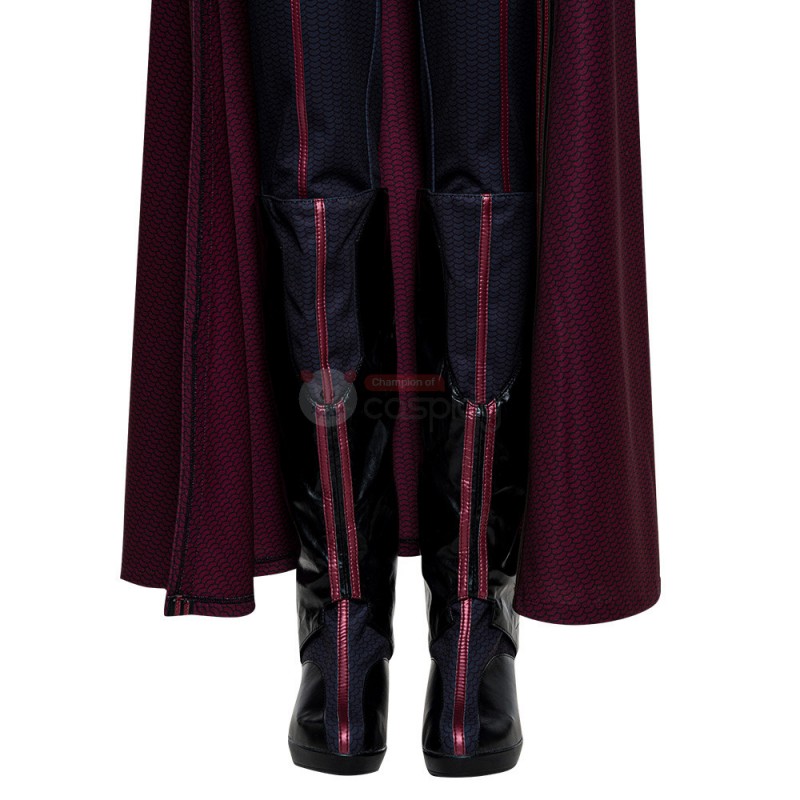 Ready To Ship 2021 New Scarlet Witch Cosplay Wanda Maximoff Costume Upgraded Version