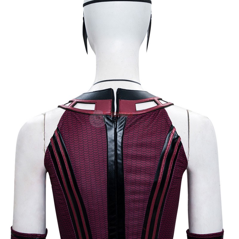 Ready To Ship 2021 New Scarlet Witch Cosplay Wanda Maximoff Costume Upgraded Version