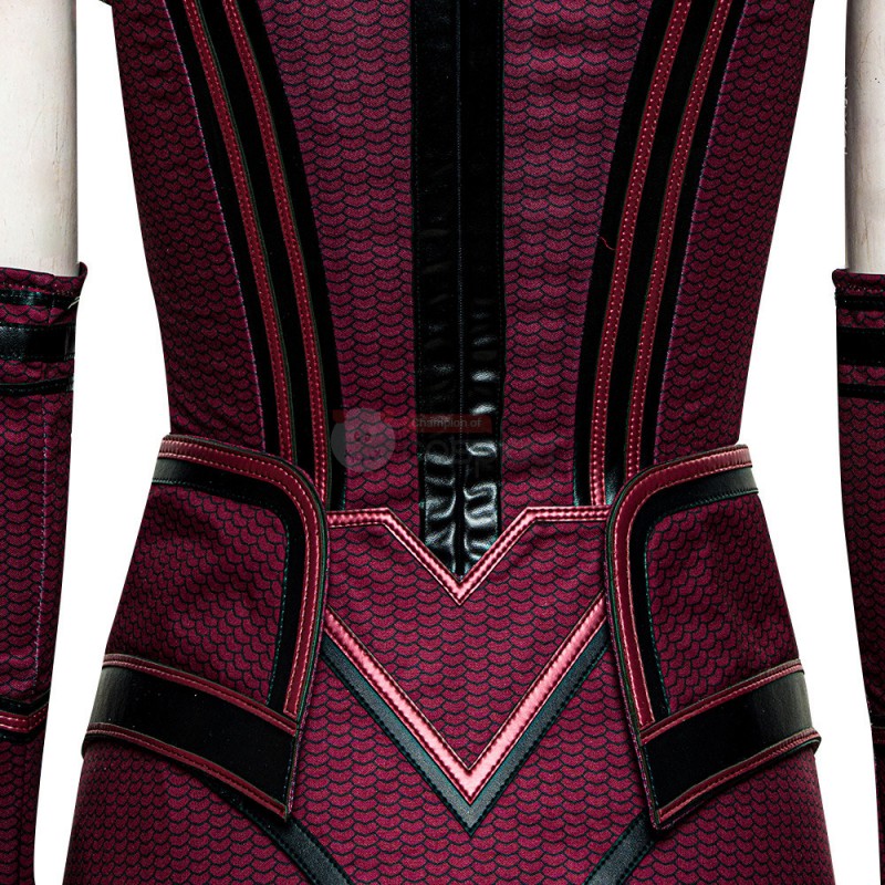 Ready To Ship 2021 New Scarlet Witch Cosplay Wanda Maximoff Costume Upgraded Version