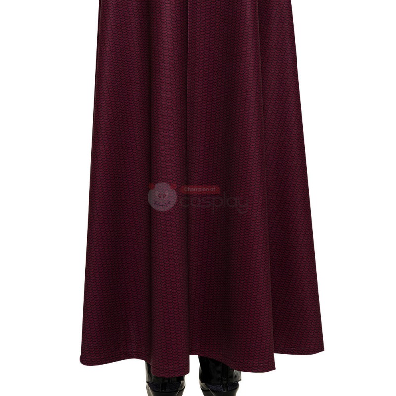 Ready To Ship 2021 New Scarlet Witch Cosplay Wanda Maximoff Costume Upgraded Version