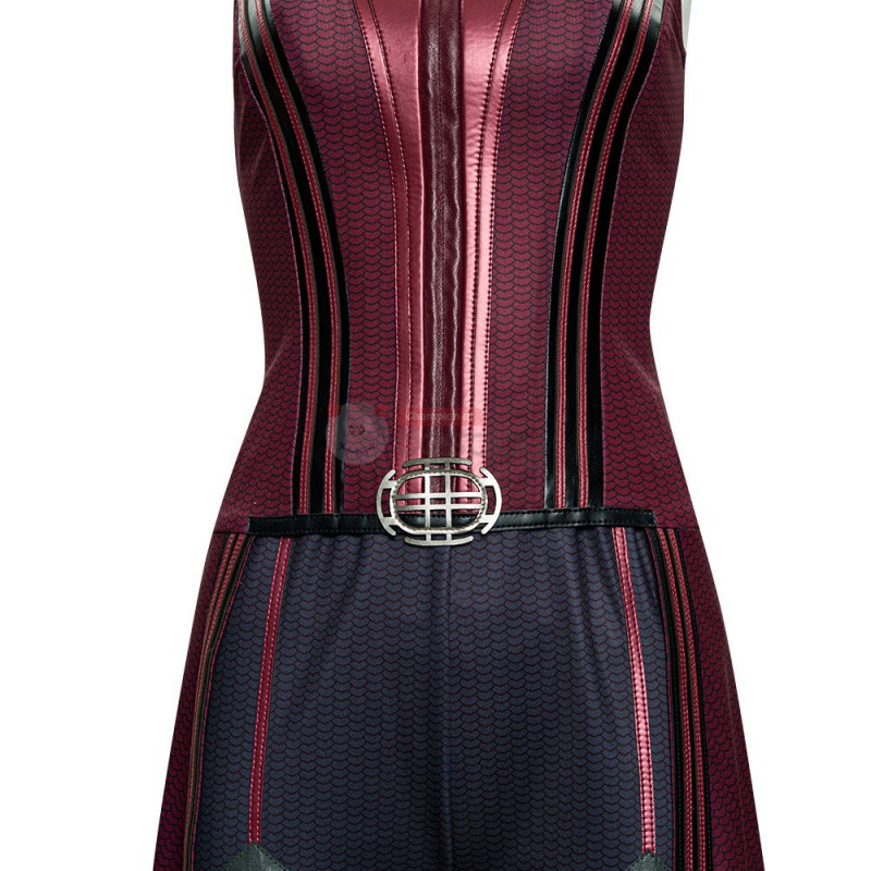 Ready To Ship 2021 New Scarlet Witch Cosplay Wanda Maximoff Costume Upgraded Version