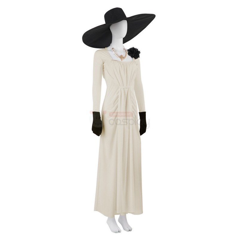 2021 Resident Evil 8 Village Alcina Dimitrescu Dress Cosplay Costume