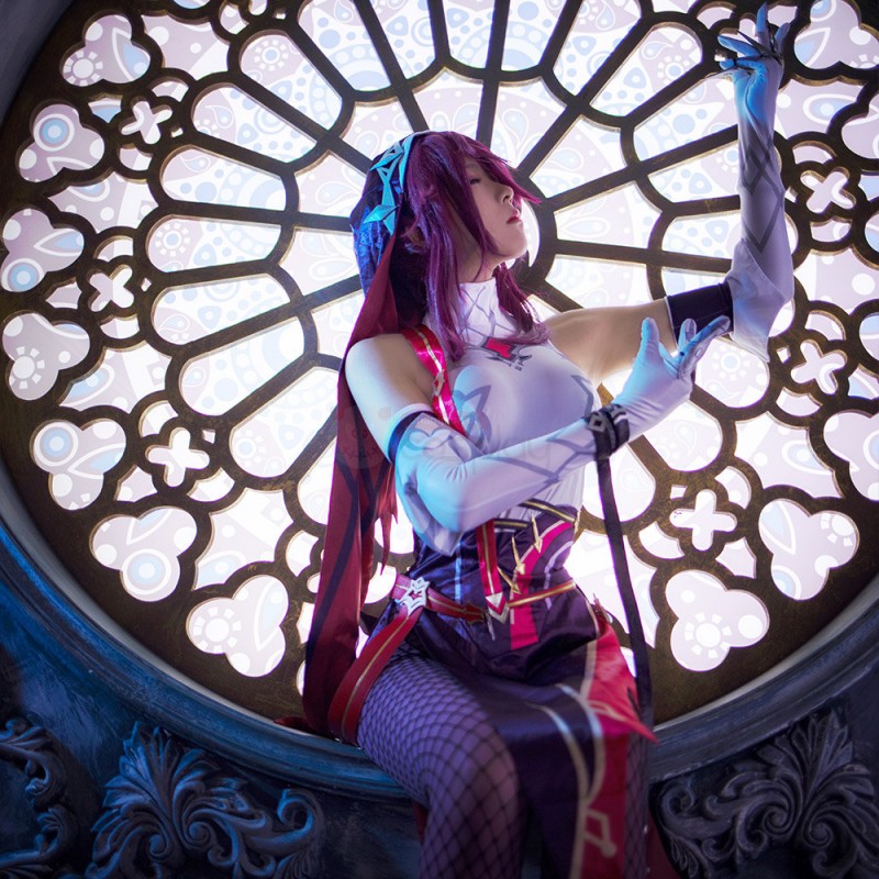 Rosaria Costume Genshin Impact Cosplay Suit
