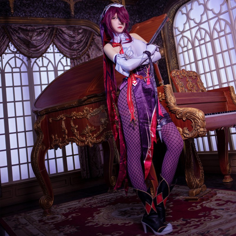 Rosaria Costume Genshin Impact Cosplay Suit