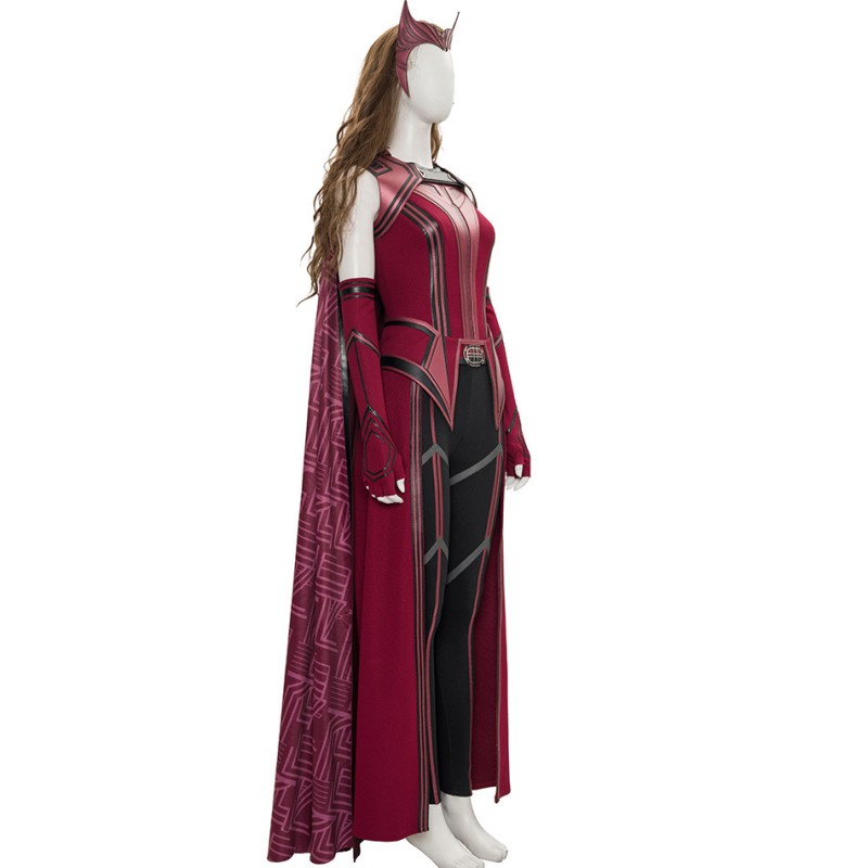 WandaVision Scarlet Witch Costume 2021 New Wanda Cosplay Suit Knit Edition