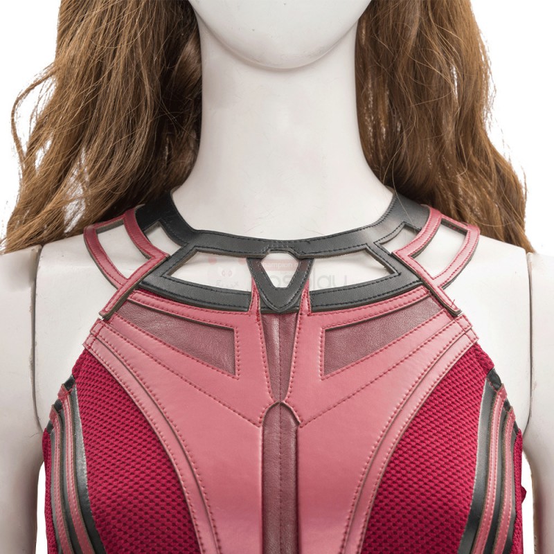 WandaVision Scarlet Witch Costume 2021 New Wanda Cosplay Suit Knit Edition