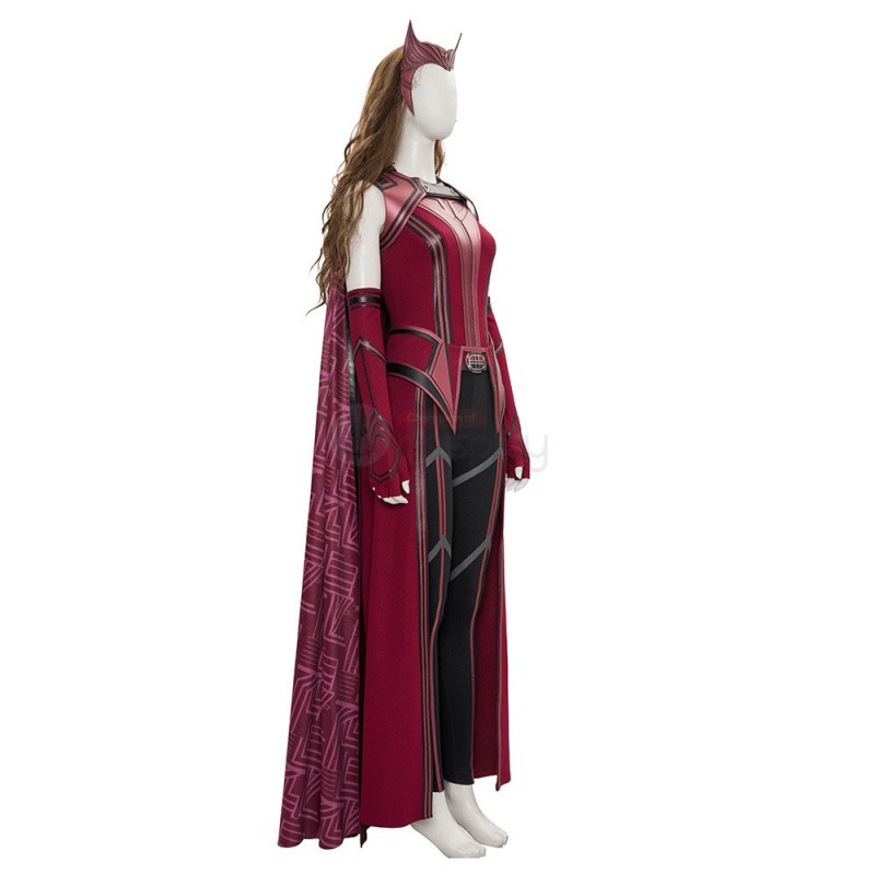 WandaVision Scarlet Witch Costume 2021 New Wanda Cosplay Suit Knit Edition