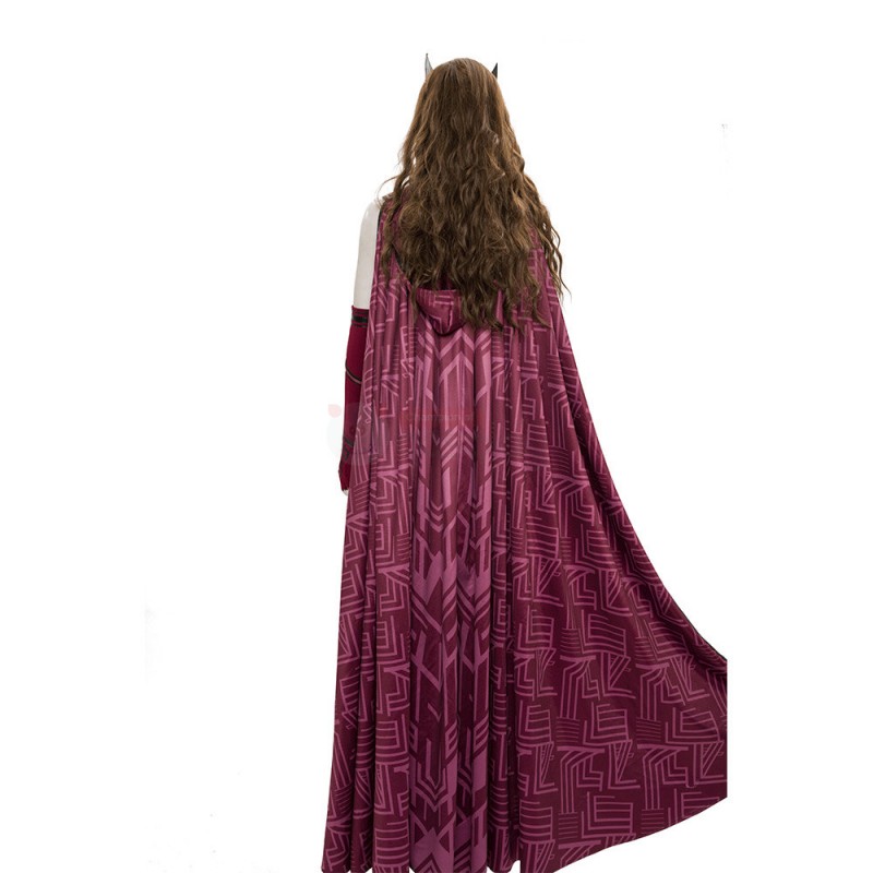 WandaVision Scarlet Witch Costume 2021 New Wanda Cosplay Suit Knit Edition