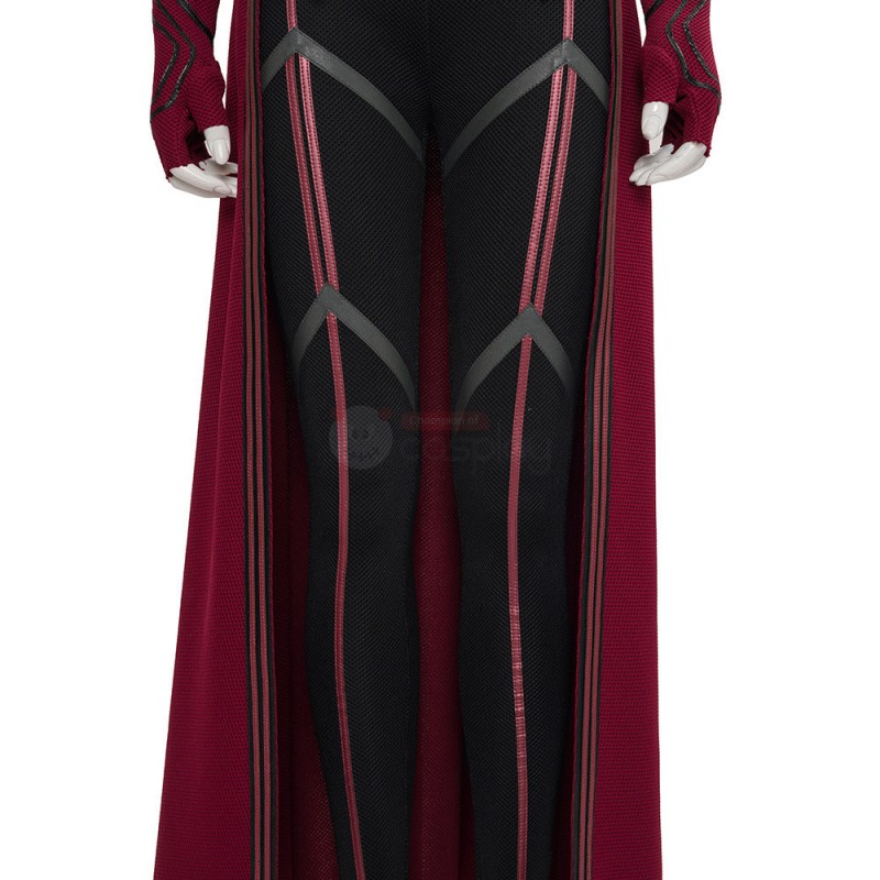 WandaVision Scarlet Witch Costume 2021 New Wanda Cosplay Suit Knit Edition