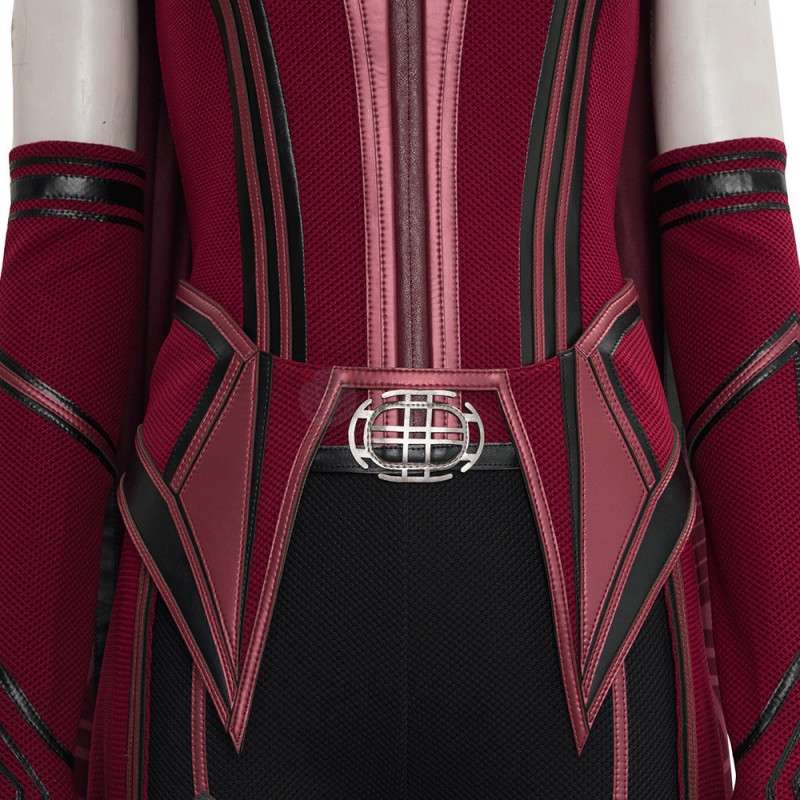 WandaVision Scarlet Witch Costume 2021 New Wanda Cosplay Suit Knit Edition