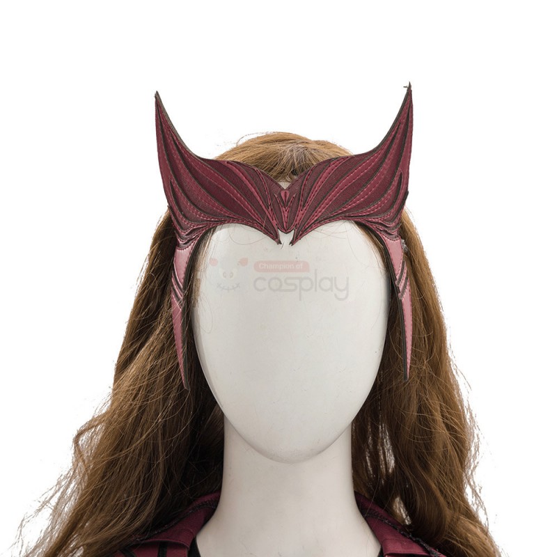 WandaVision Scarlet Witch Costume 2021 New Wanda Cosplay Suit Knit Edition
