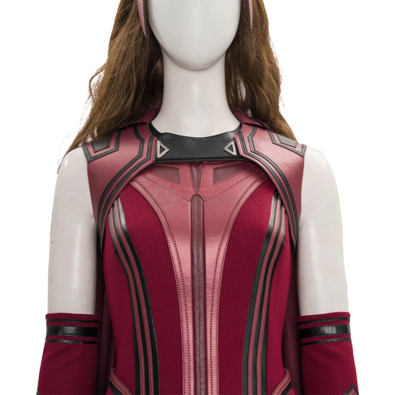 WandaVision Scarlet Witch Costume 2021 New Wanda Cosplay Suit Knit Edition
