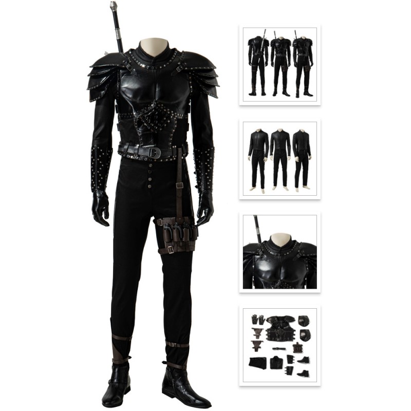 2021 Geralt Costume Witcher 2 Assassins of Kings Cosplay Suit