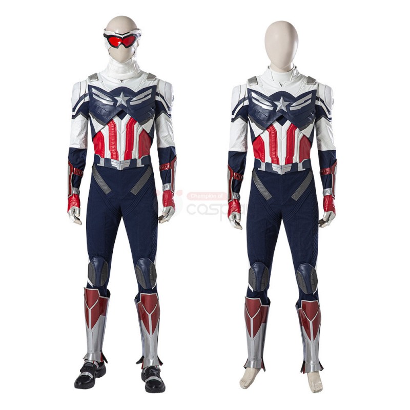 Sam Wilson Costume The Falcon and the Winter Soldier Captain America Cosplay Suit