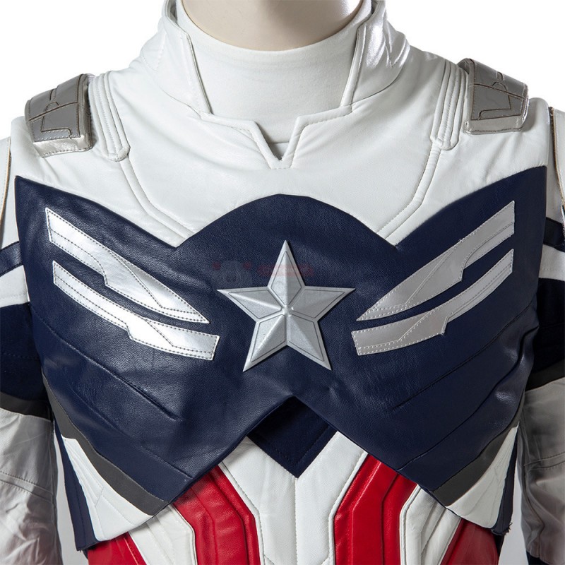 Sam Wilson Costume The Falcon and the Winter Soldier Captain America Cosplay Suit