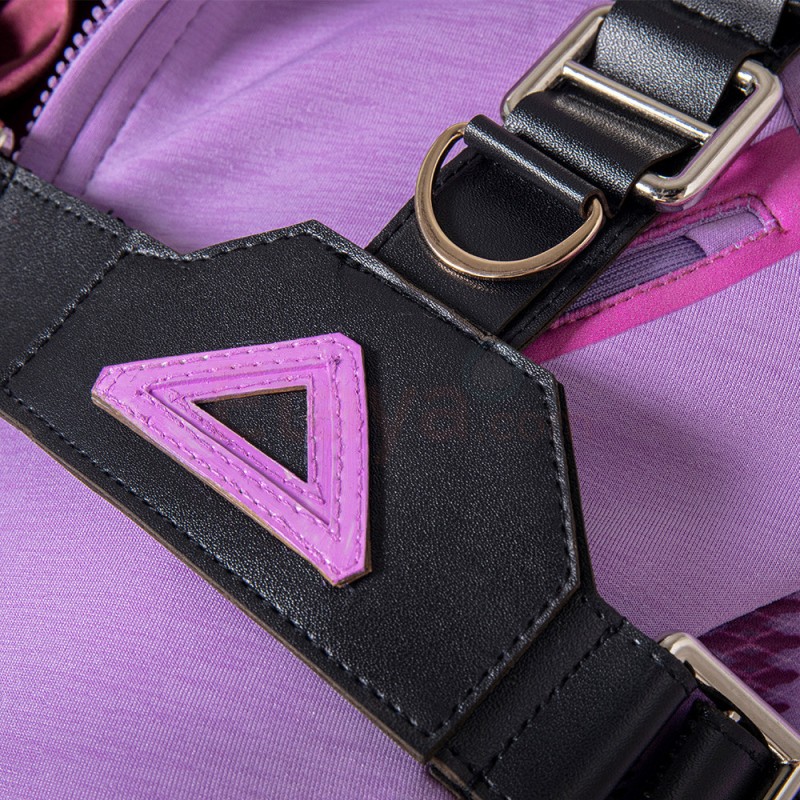 Clearance Sale - Female Large Size with 6 US Shoes Hawkeye Kate Bishop Cosplay Costume Upgraded Version