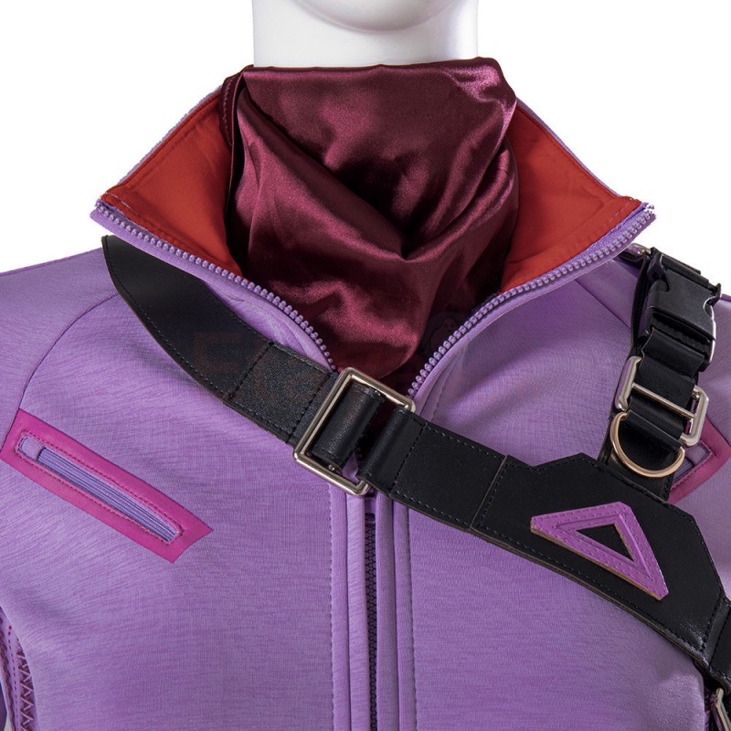Clearance Sale - Female Large Size with 6 US Shoes Hawkeye Kate Bishop Cosplay Costume Upgraded Version
