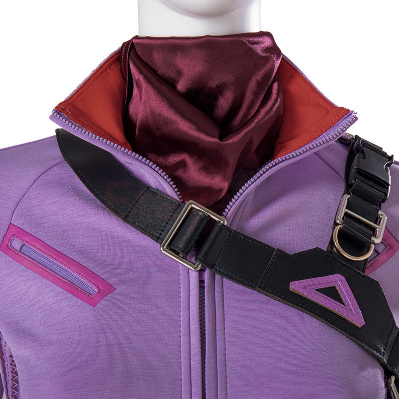 Clearance Sale - Ready To Ship - Female Large Size with 6 US Shoes Hawkeye Kate Bishop Cosplay Costume Upgraded Version
