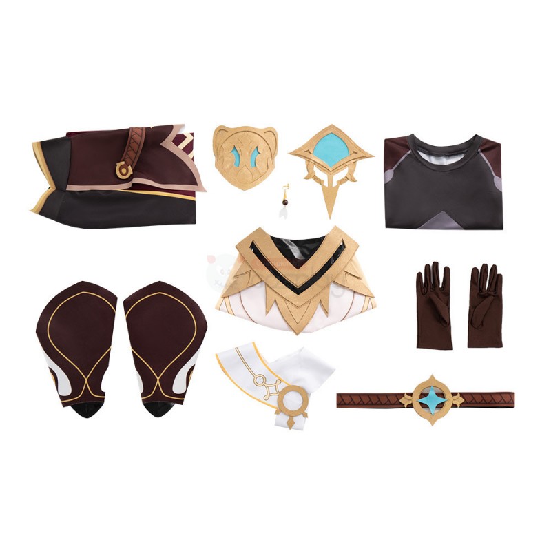 Traveler Costume Genshin Impact Kong Cosplay Suit