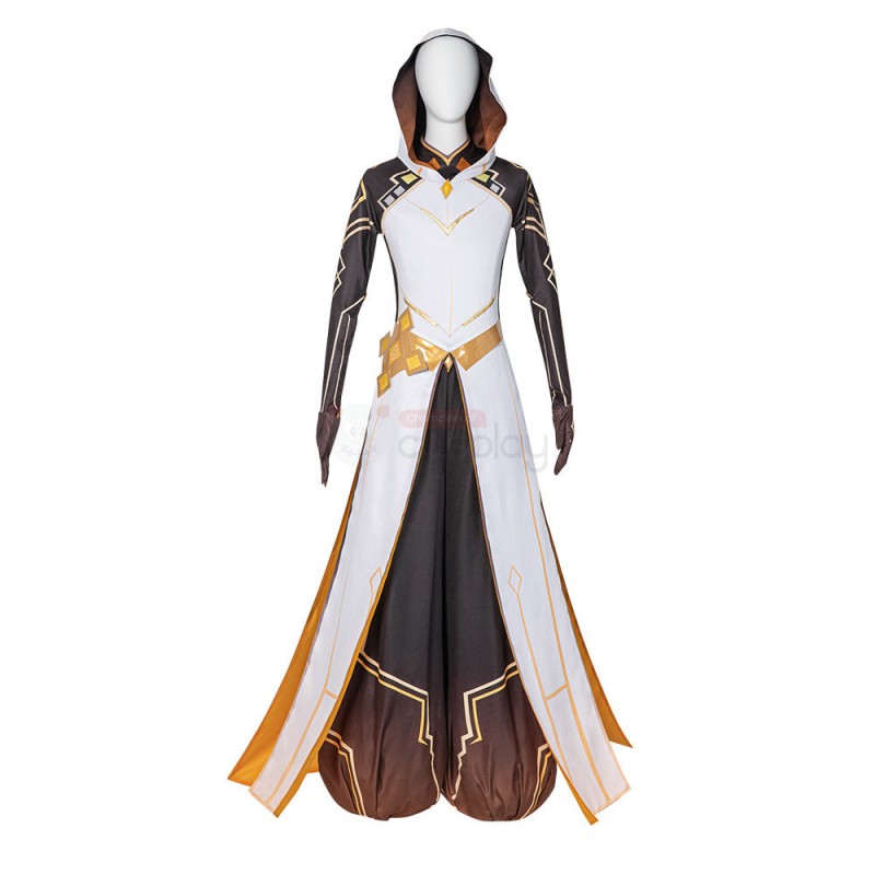 Genshin Impact Zhongli Cosplay Costume Full Set