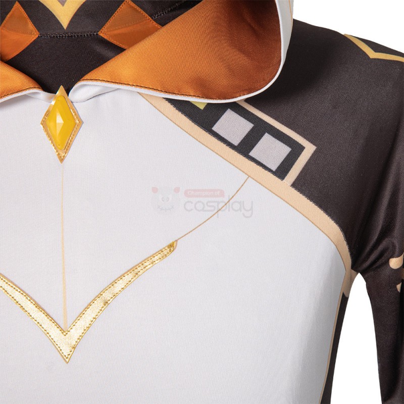 Genshin Impact Zhongli Cosplay Costume Full Set