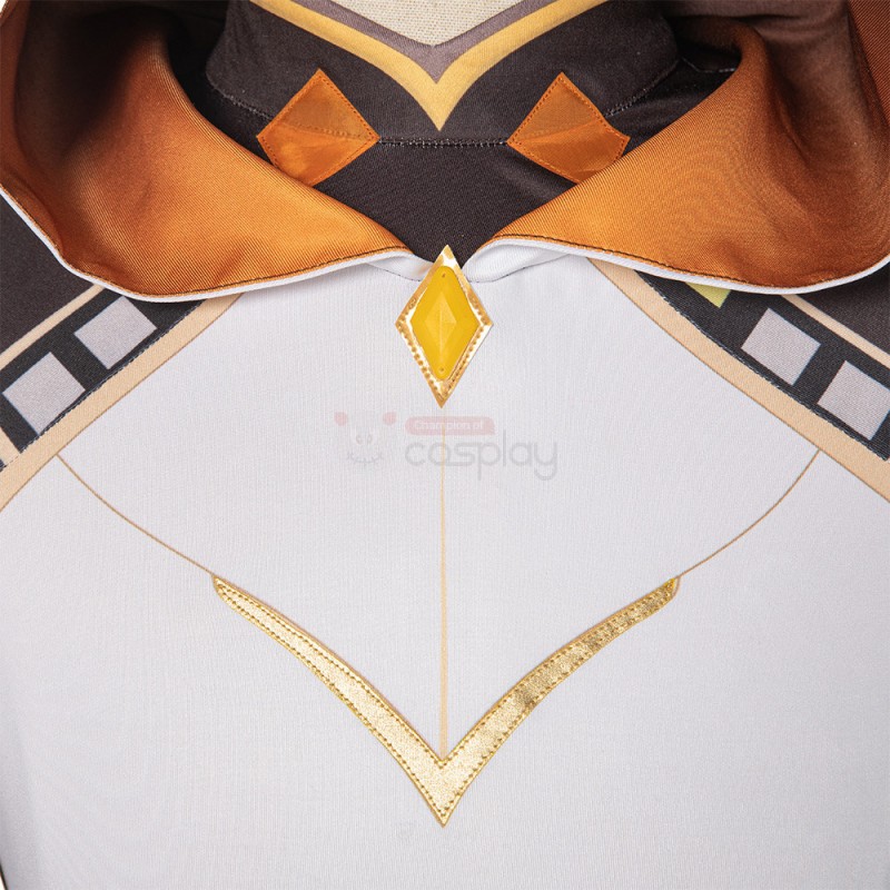 Genshin Impact Zhongli Cosplay Costume Full Set