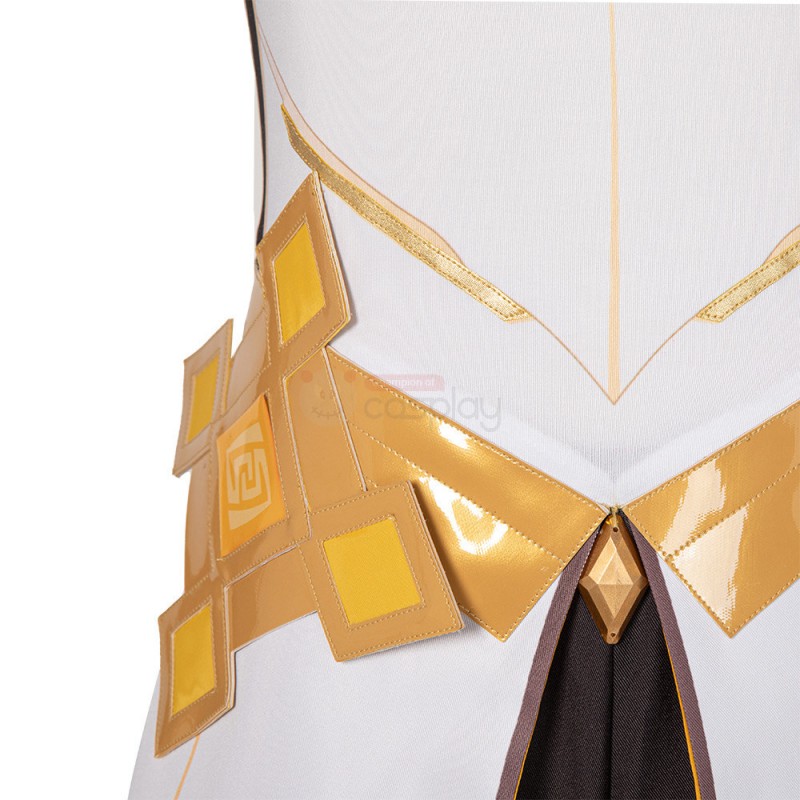 Genshin Impact Zhongli Cosplay Costume Full Set