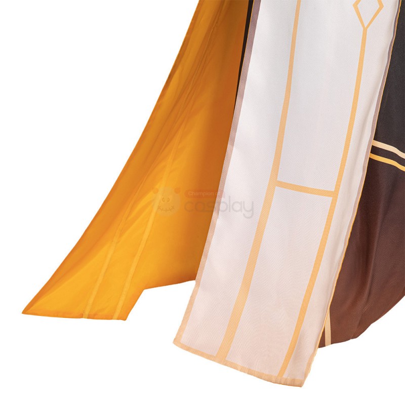 Genshin Impact Zhongli Cosplay Costume Full Set