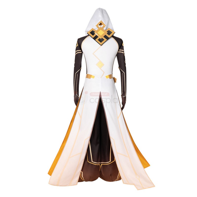 Genshin Impact Zhongli Cosplay Costume Full Set