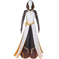 Genshin Impact Zhongli Cosplay Costume Full Set