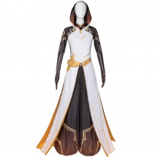 Genshin Impact Zhongli Cosplay Costume Full Set