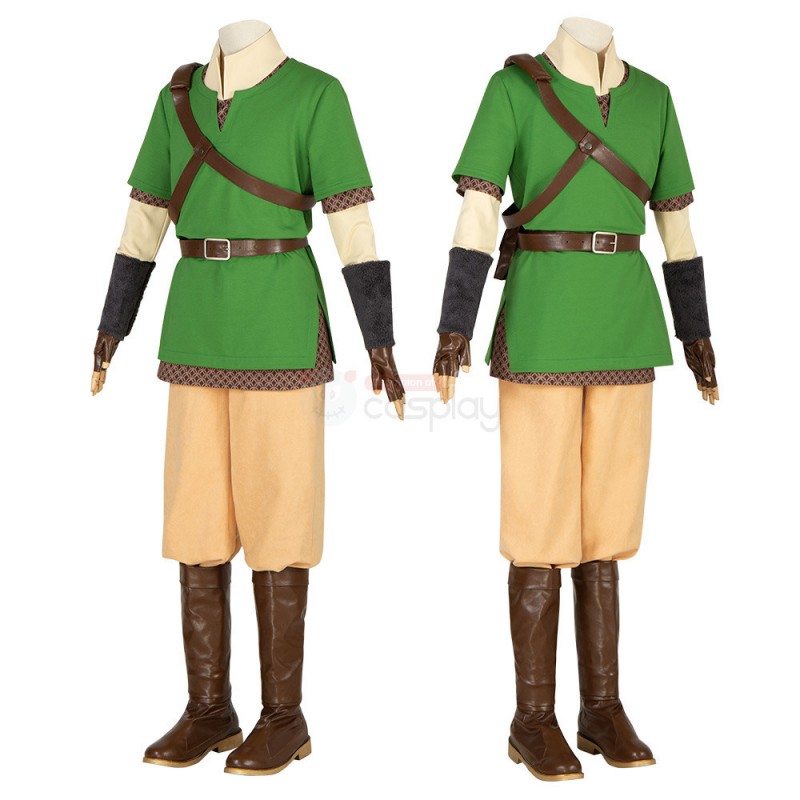 Link Costume The Legend of Zelda Skyward Sword Cosplay Suit