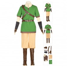 Link Costume The Legend of Zelda Skyward Sword Cosplay Suit