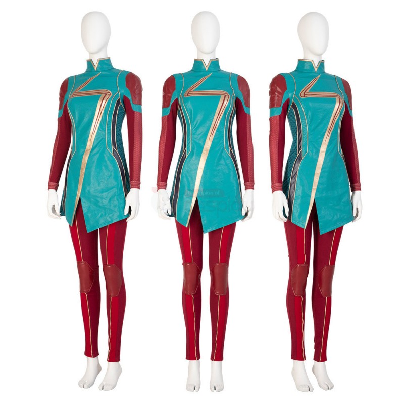 Ms. Marvel Kamala Khan Cosplay Costume