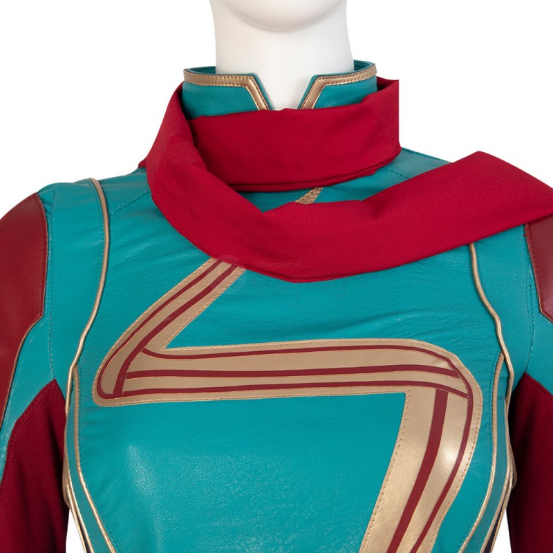 Ms. Marvel Kamala Khan Cosplay Costume