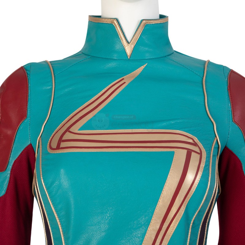 Ms. Marvel Kamala Khan Cosplay Costume