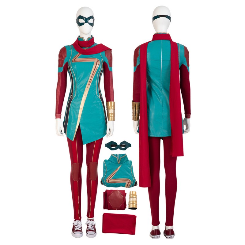 Ms. Marvel Kamala Khan Cosplay Costume