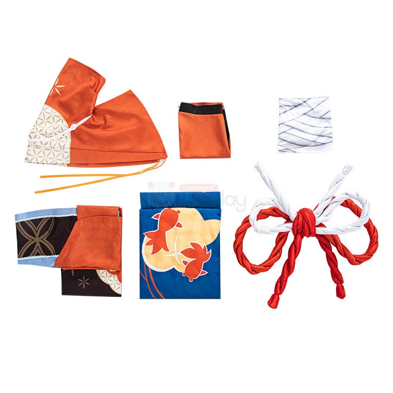Yoimiya Costume Genshin Impact Cosplay Suit