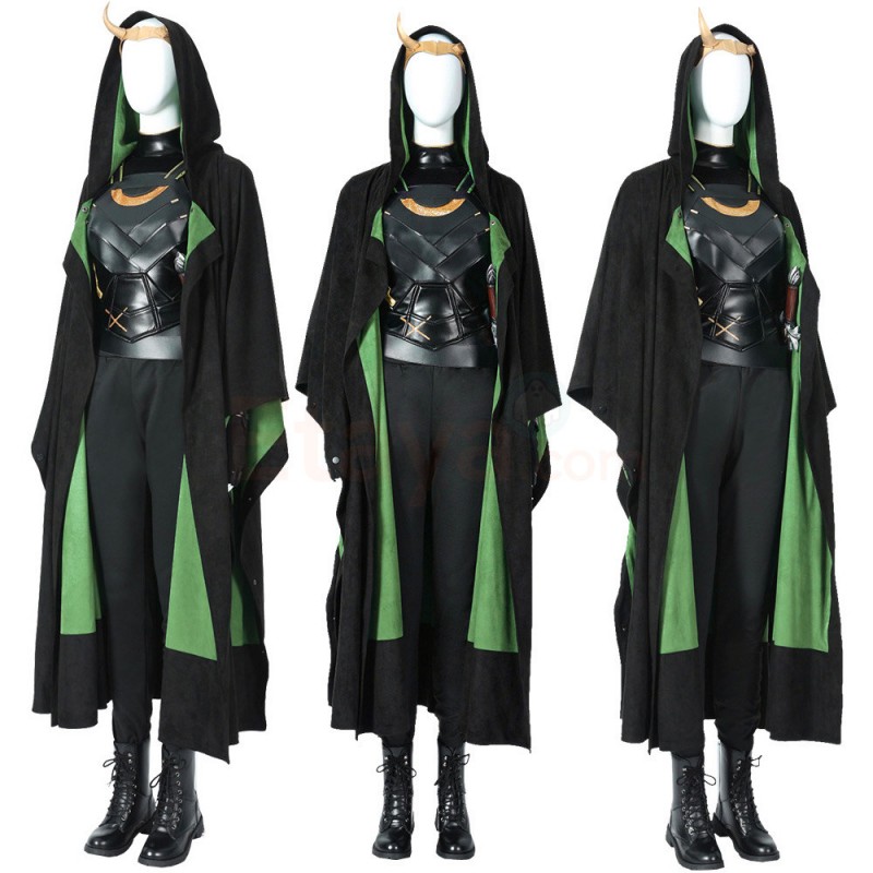 Lady Loki Costume 2021 Female Loki Sylvie Lushton Cosplay Suit Top Level