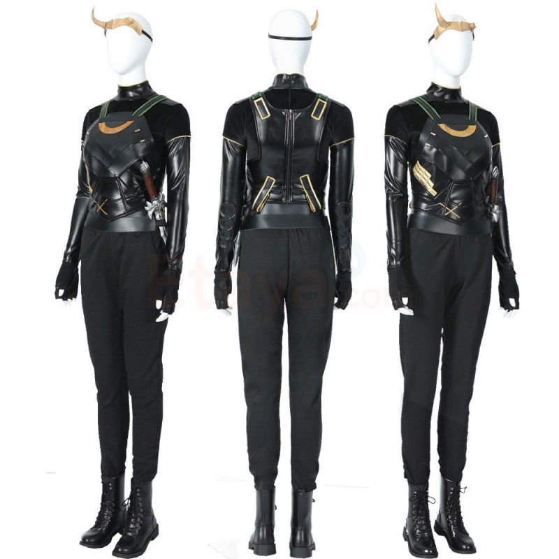 Lady Loki Costume 2021 Female Loki Sylvie Lushton Cosplay Suit Top Level