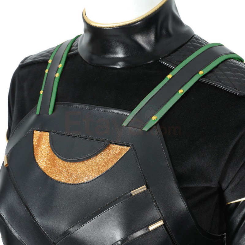 Lady Loki Costume 2021 Female Loki Sylvie Lushton Cosplay Suit Top Level